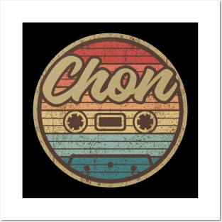 Chon Retro Cassette Circle Posters and Art